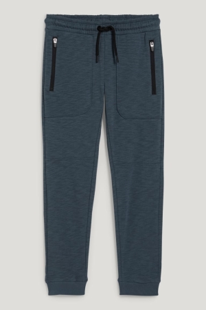 Calças C&A Joggers Menino Azuis Escuro | 13502KRZD