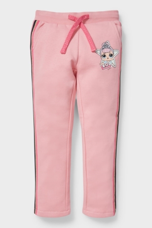 Calças C&A L.O.L. Surprise Joggers Menina Rosa | 64193YQJP