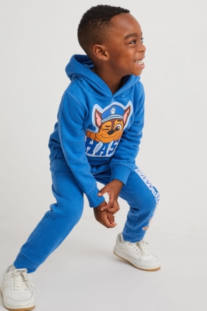 Calças C&A Paw Patrol Set And Joggers 2 Piece Menino Azuis | 13587UQXJ