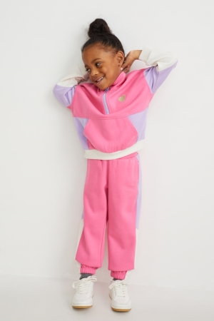 Calças C&A Set And Joggers 2 Piece Menina Rosa | 20153ROVC