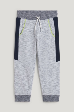 Calças C&A Tracksuit Menino Luz Cinzentas | 62903YOHR