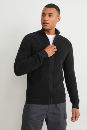 Cardigan C&A Masculino Azuis Escuro | 03986AUFZ