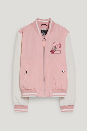 Casaco C&A Bomber Menina Rosa | 98520CHEL