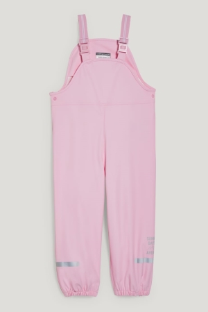 Casaco C&A Impermeáveis Dungarees Menina Rosa | 40658EXAT