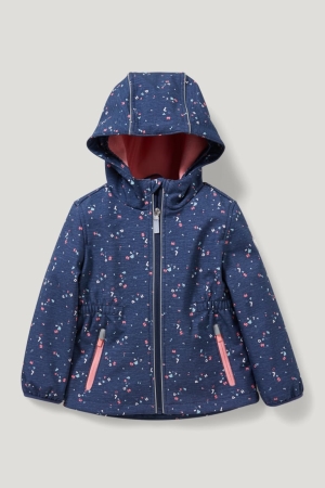 Casaco C&A Outdoor With Hood Menina Azuis Escuro | 06459PCXI