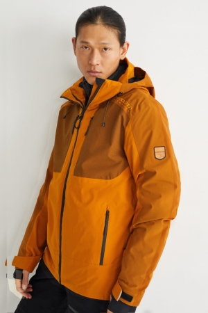 Casaco C&A Ski With Hood Bionic-finish®eco Masculino Laranja | 60729YIOJ