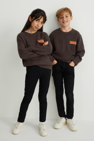 Jumpers C&A Genderneutral Recycled Menina Marrom Escuro | 36189PUFB