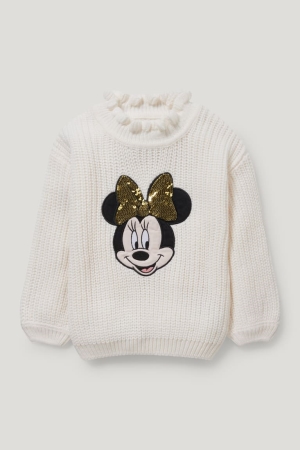 Jumpers C&A Minnie Mouse Menina Branco | 37269JKPG