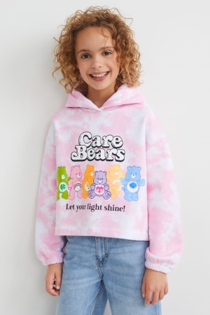 Moletom Com Capuz C&A Care Bears Menina Rosa | 09782TJCL