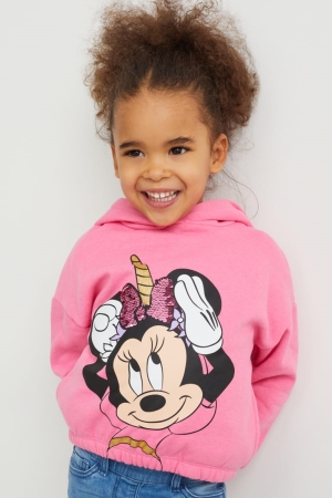 Moletom Com Capuz C&A Minnie Mouse Menina Rosa | 73560GMRK