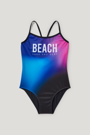 Roupa De Banho C&A Swimsuit Lycra® Xtra Life™ Menina Luz Roxo | 75016RCEA