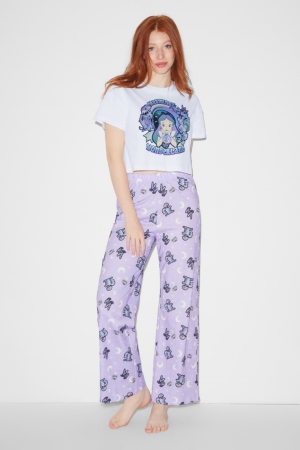 Roupa De Dormir C&A Clockhouse Pyjamas Alice In Wonderland Feminino Roxo | 85314GPWD