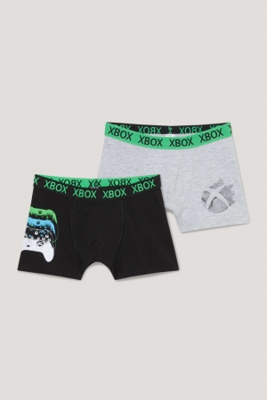 Roupa Interior C&A Multipack Of 2 Xbox Boxer Menino Pretas | 48139BZSF