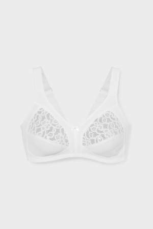 Roupa Interior C&A Non-wired Minimiser Bra Feminino Branco | 57609NWKE