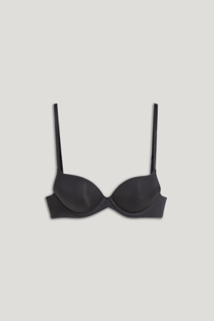 Roupa Interior C&A Push-up Bra Feminino Pretas | 57960FGCI