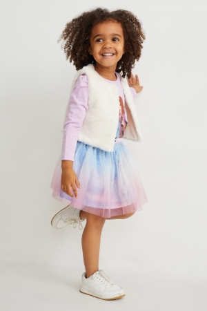 Saias C&A Frozen Set Long Sleeve , WaistAnd Menina Luz Roxo | 78412TEUA