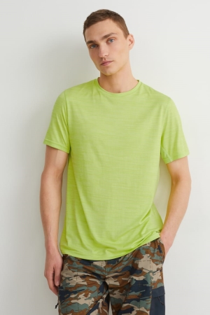 Tops C&A Active Masculino Verdes | 27364KDQG