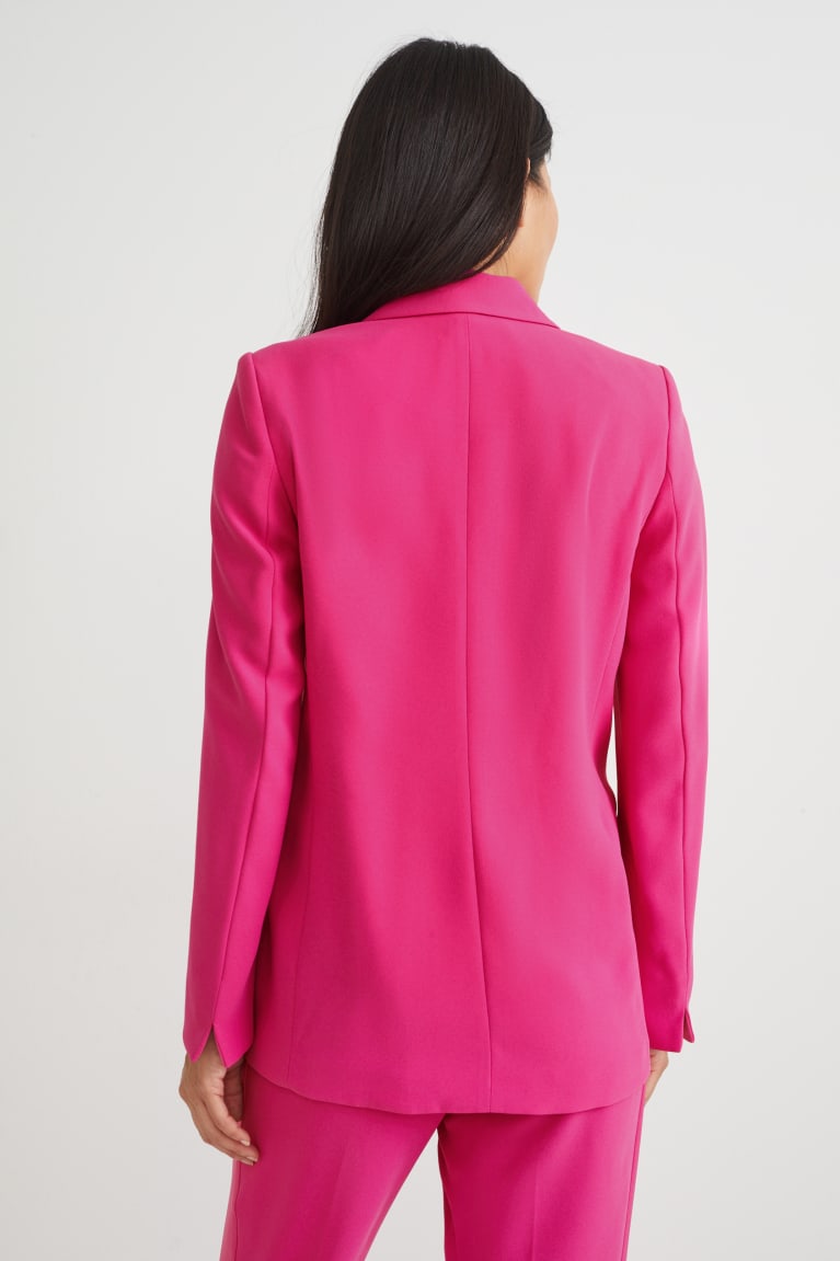 Blazers C&A Regular Fit Recycled Feminino Rosa | 25178MDES