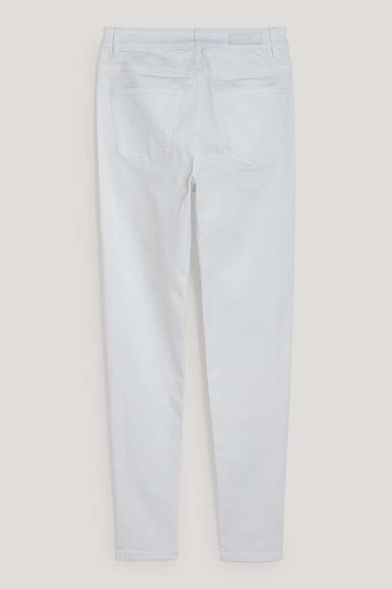 Calça Jeans C&A Feminino Branco | 65230TYDH