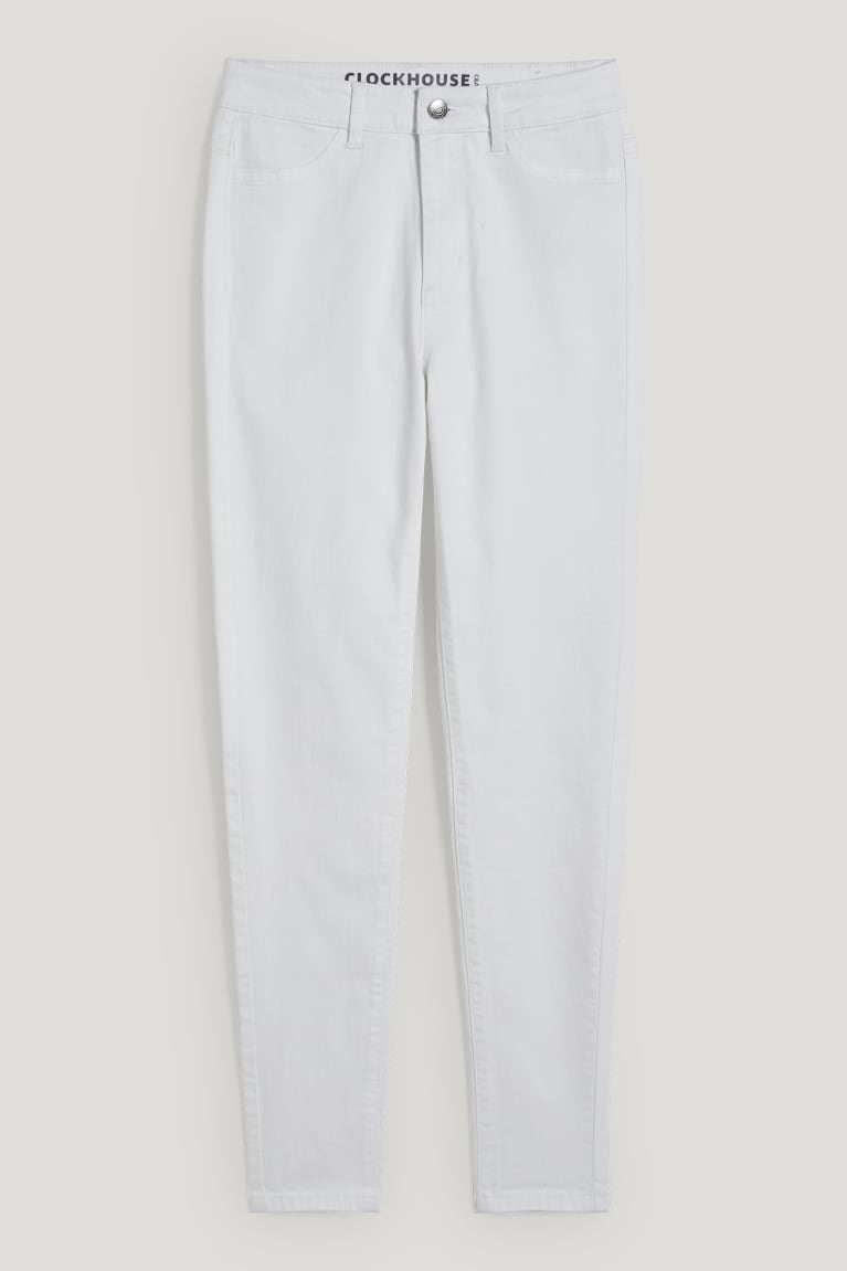 Calça Jeans C&A Feminino Branco | 65230TYDH