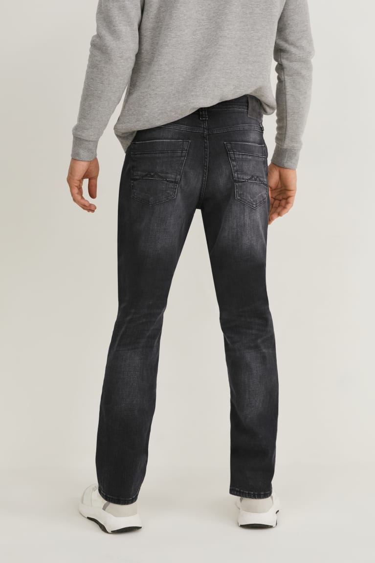 Calça Jeans C&A Mustang Slim Washington Masculino Azuis Cinzentas Escuro | 30798XVLD