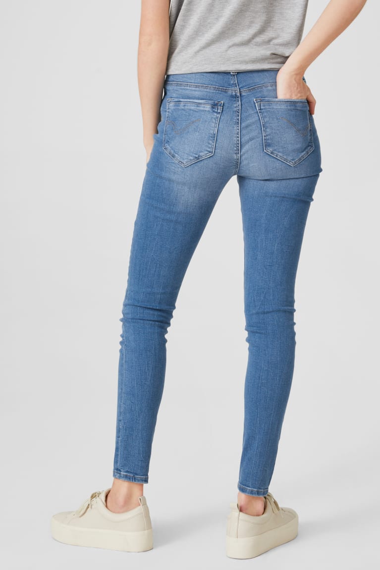 Calça Jeans C&A Only Magro Feminino Azuis | 79658UANP