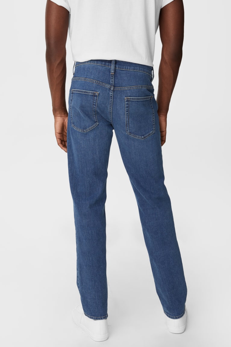 Calça Jeans C&A Slim Lycra® Recycled Masculino Azuis | 87249HGYP