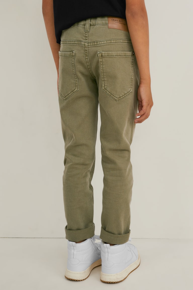 Calça Jeans C&A Trousers Menino Caqui | 14537GLXZ