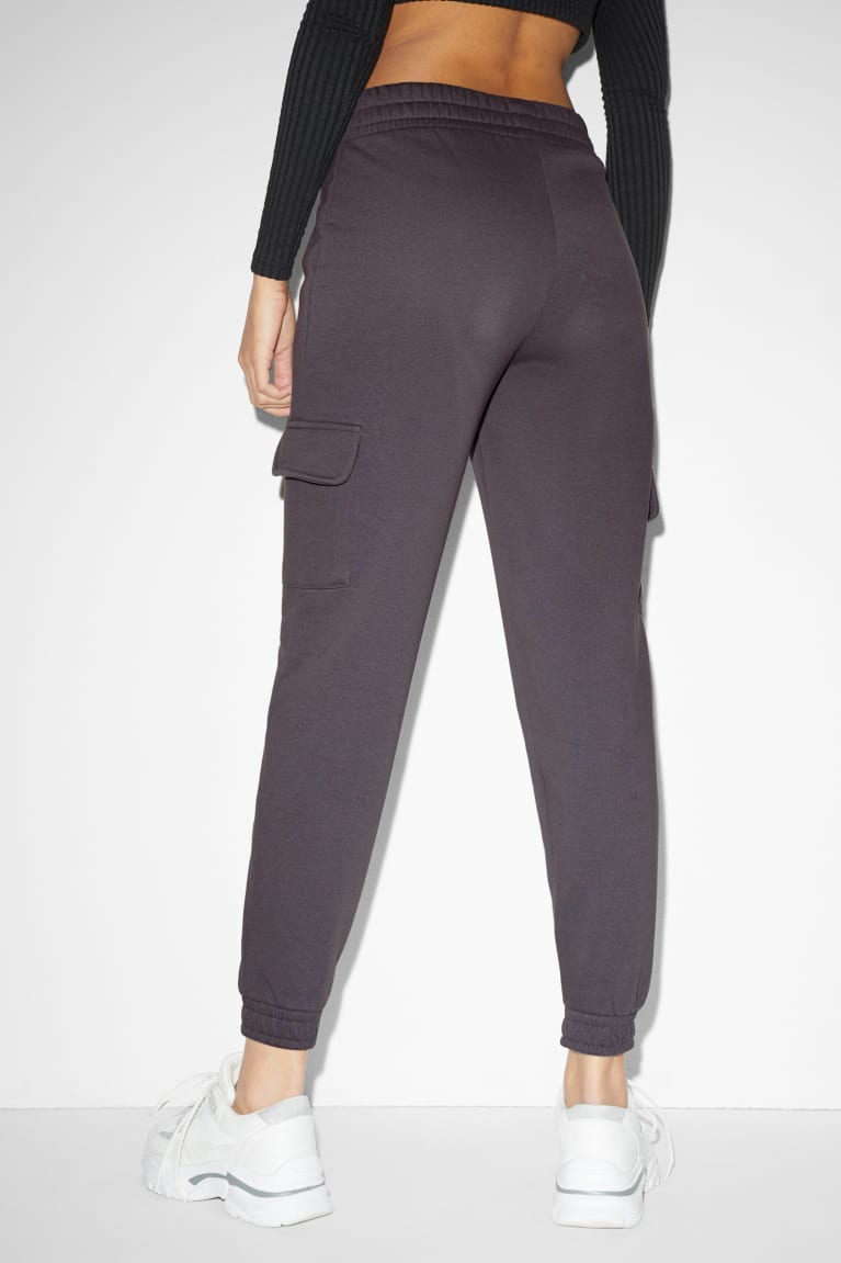 Calças C&A Clockhouse Joggers Feminino Cinzentas Escuro | 58906ESOI