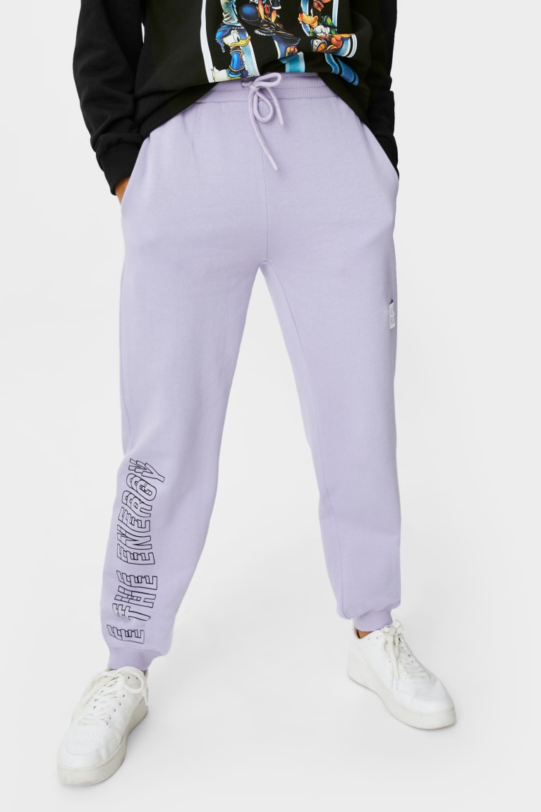 Calças C&A Clockhouse Joggers Feminino Luz Roxo | 07981BQZI