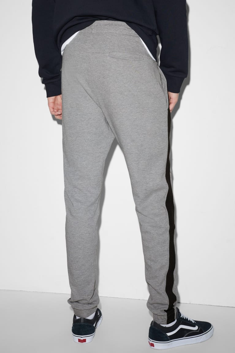 Calças C&A Joggers Masculino Cinzentas | 27893CVZU