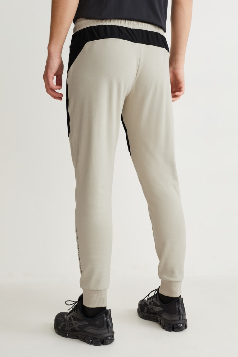 Calças C&A Joggers Masculino Pretas Bege | 50723CUBH