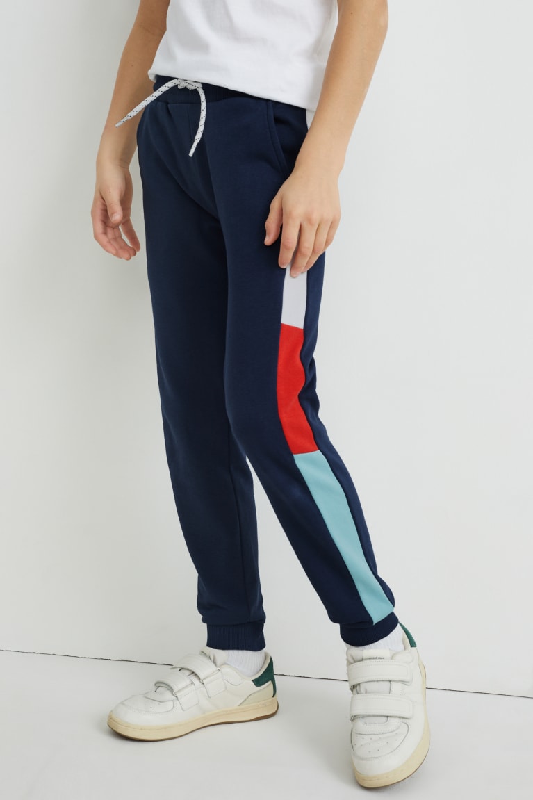 Calças C&A Joggers Menino Azuis Escuro | 27418KOMW