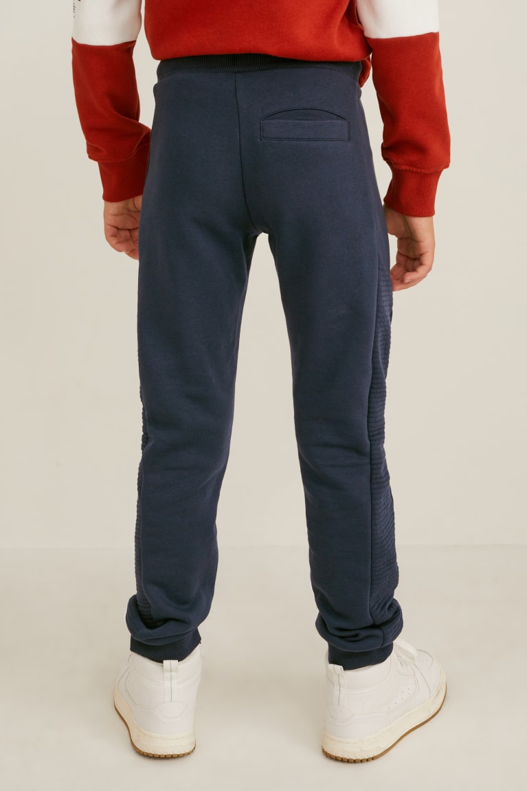 Calças C&A Joggers Menino Azuis Escuro | 38105EYWZ