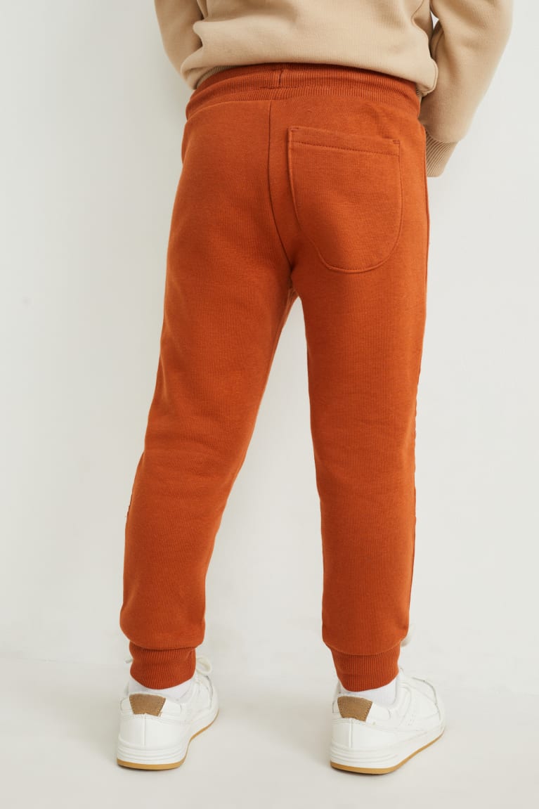 Calças C&A Joggers Menino Marrom | 08296FLZM