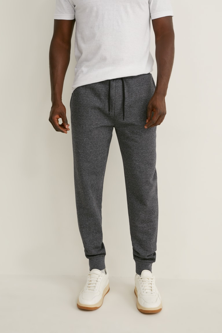 Calças C&A Joggers Organic Algodão Masculino Cinzentas | 07142VHOB