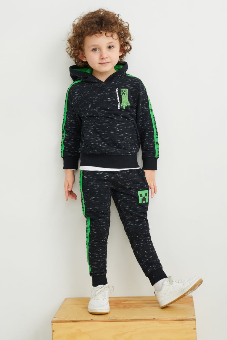 Calças C&A Minecraft Joggers Menino Cinzentas Escuro | 83016SDQP