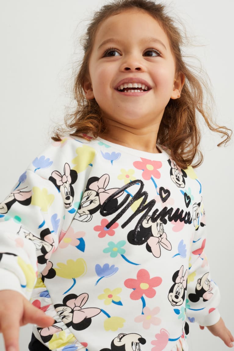 Calças C&A Minnie Mouse Set And Leggings 2 Piece Menina Branco | 31487TRAK