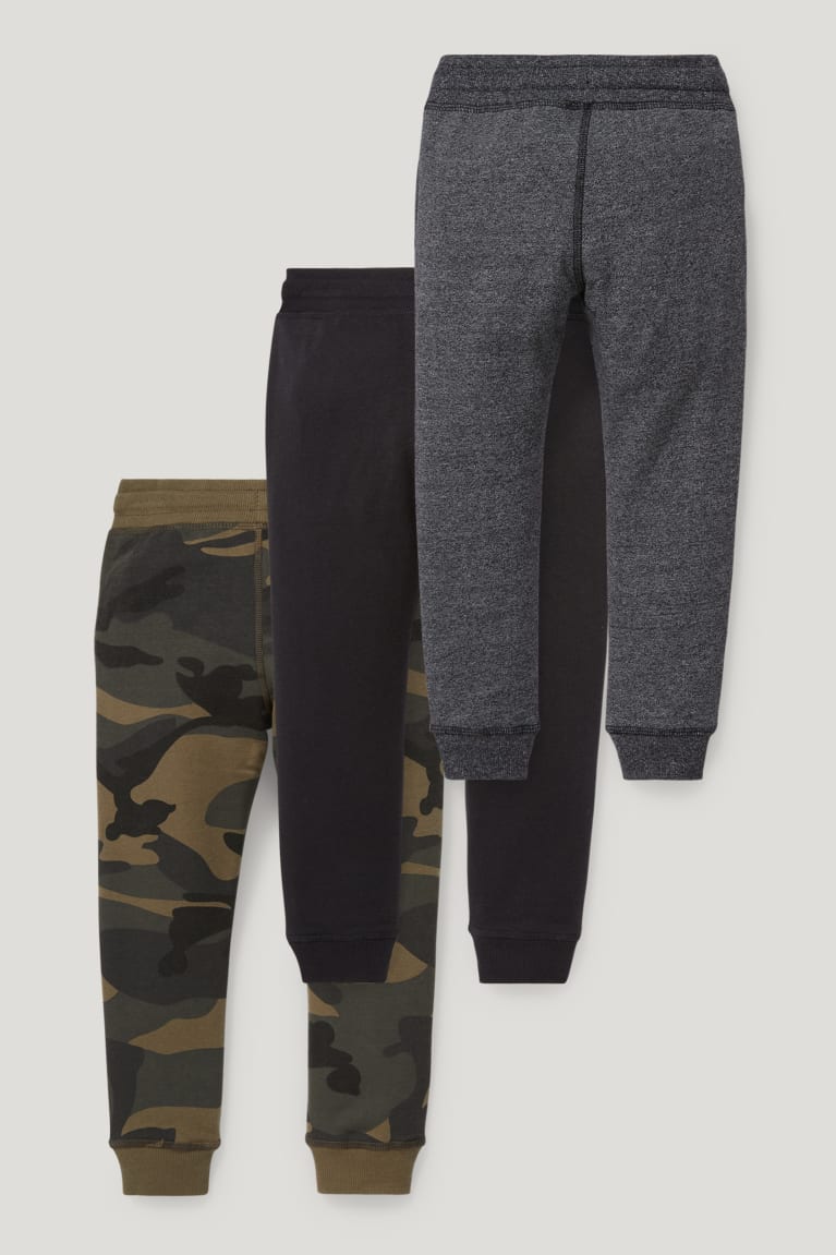 Calças C&A Multipack Of 3 Joggers Menino Camouflage | 65731KWTH