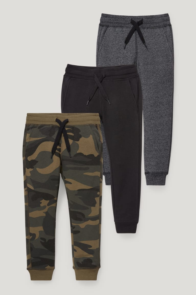 Calças C&A Multipack Of 3 Joggers Menino Camouflage | 65731KWTH