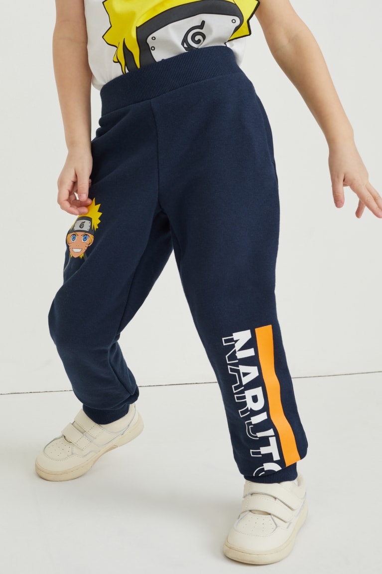 Calças C&A Naruto Joggers Menino Azuis Escuro | 07624NOSQ