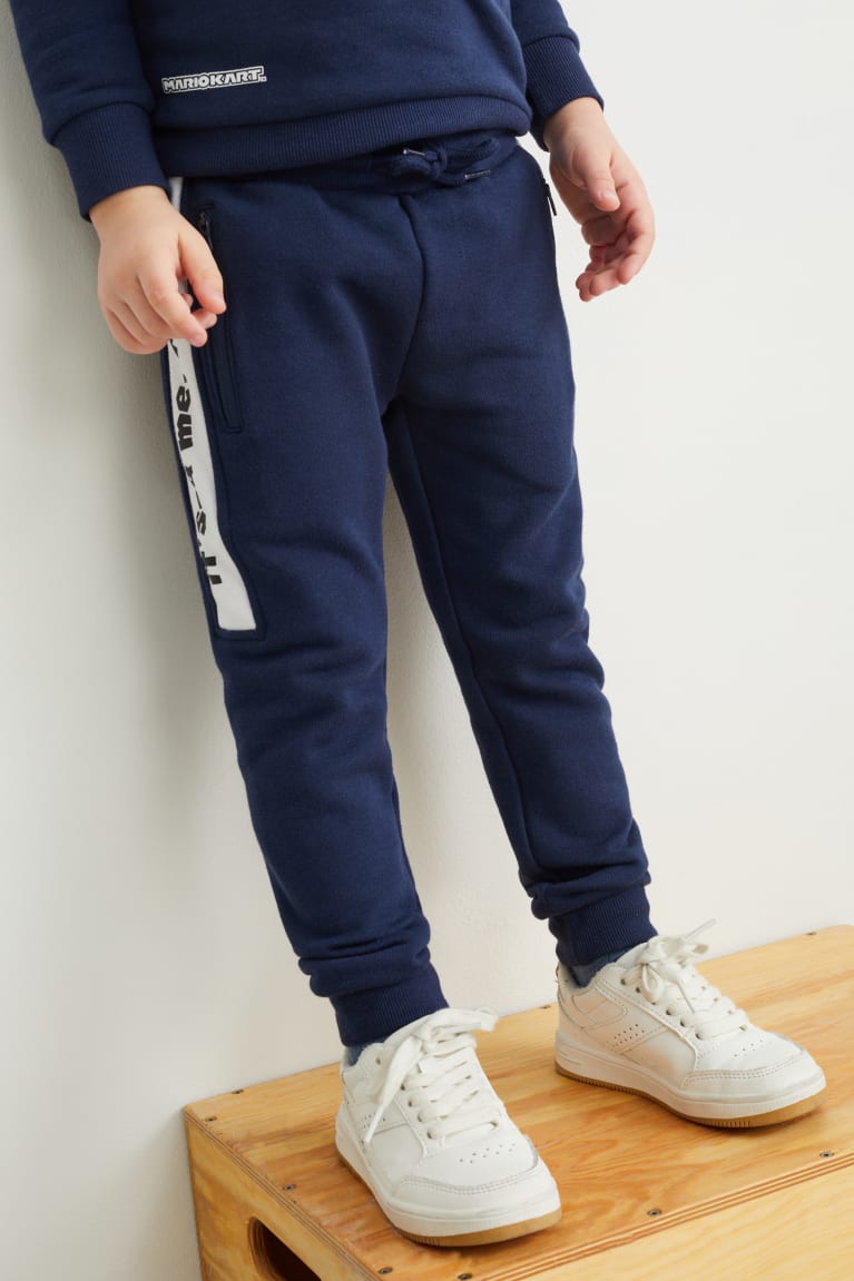 Calças C&A Super Mario Joggers Menino Azuis Escuro | 32895BOWQ