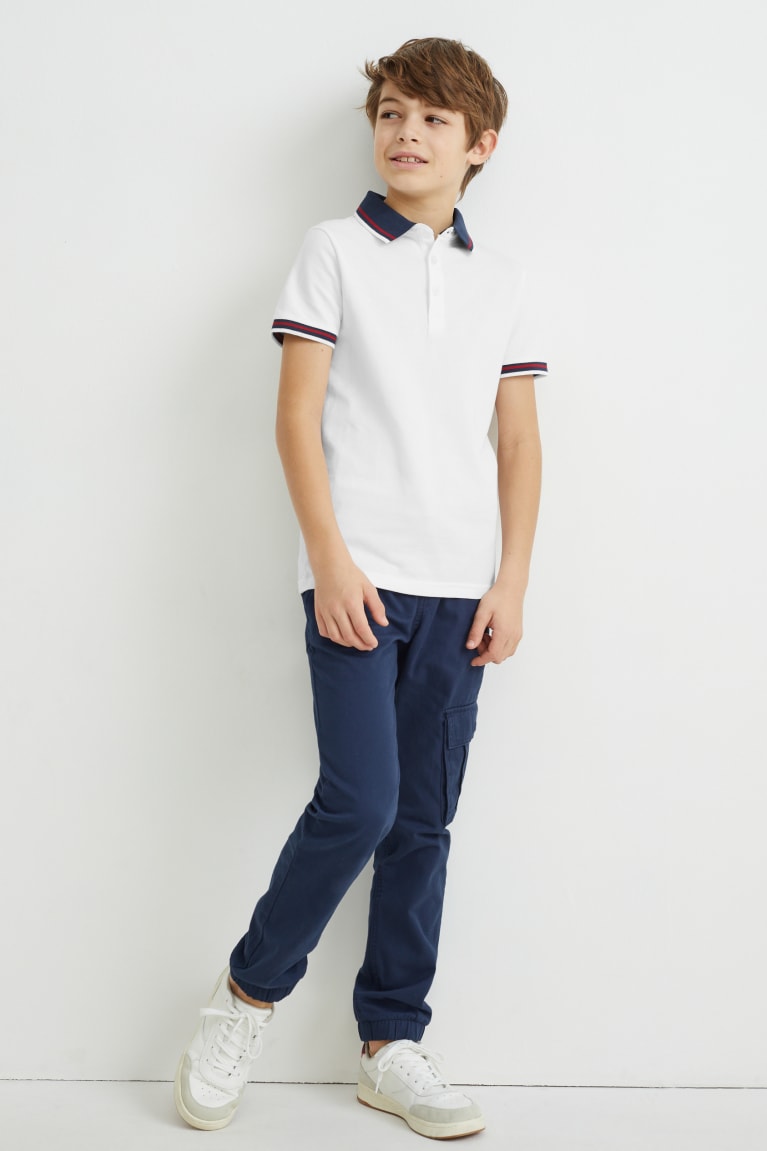 Camisas C&A Polo Menino Branco | 09832REIB