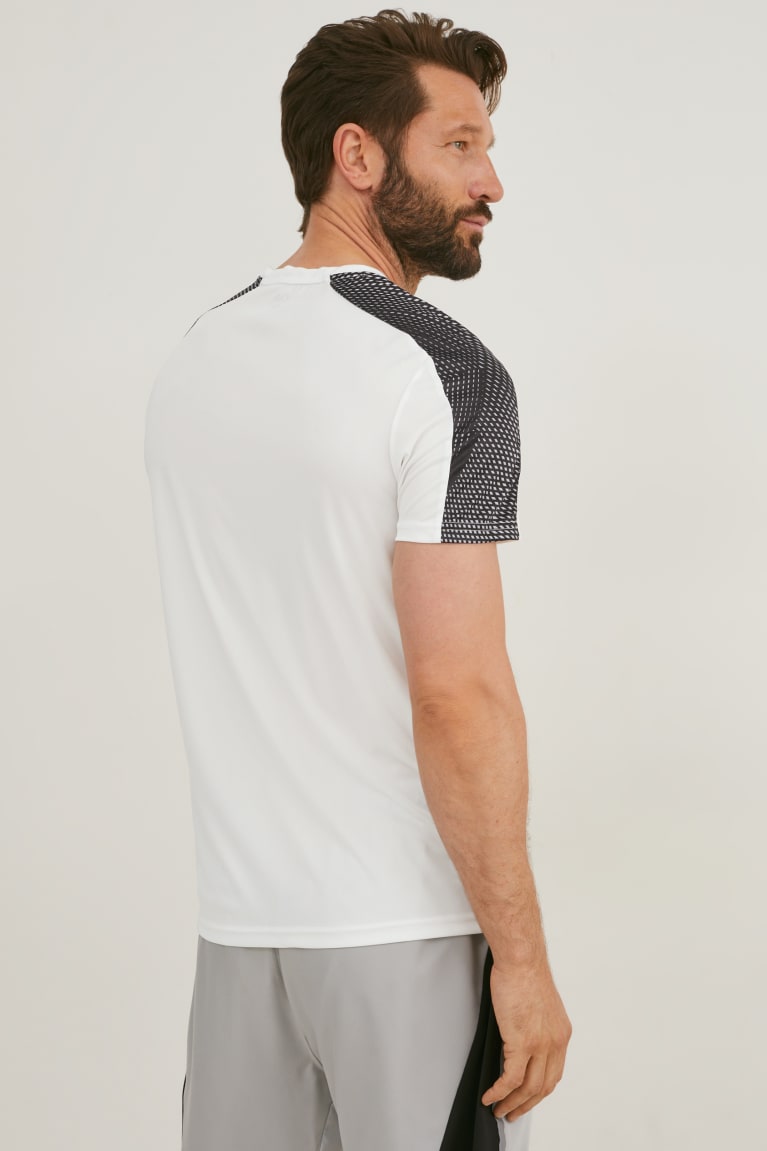 Camiseta C&A Active Masculino Branco | 62375GBLO