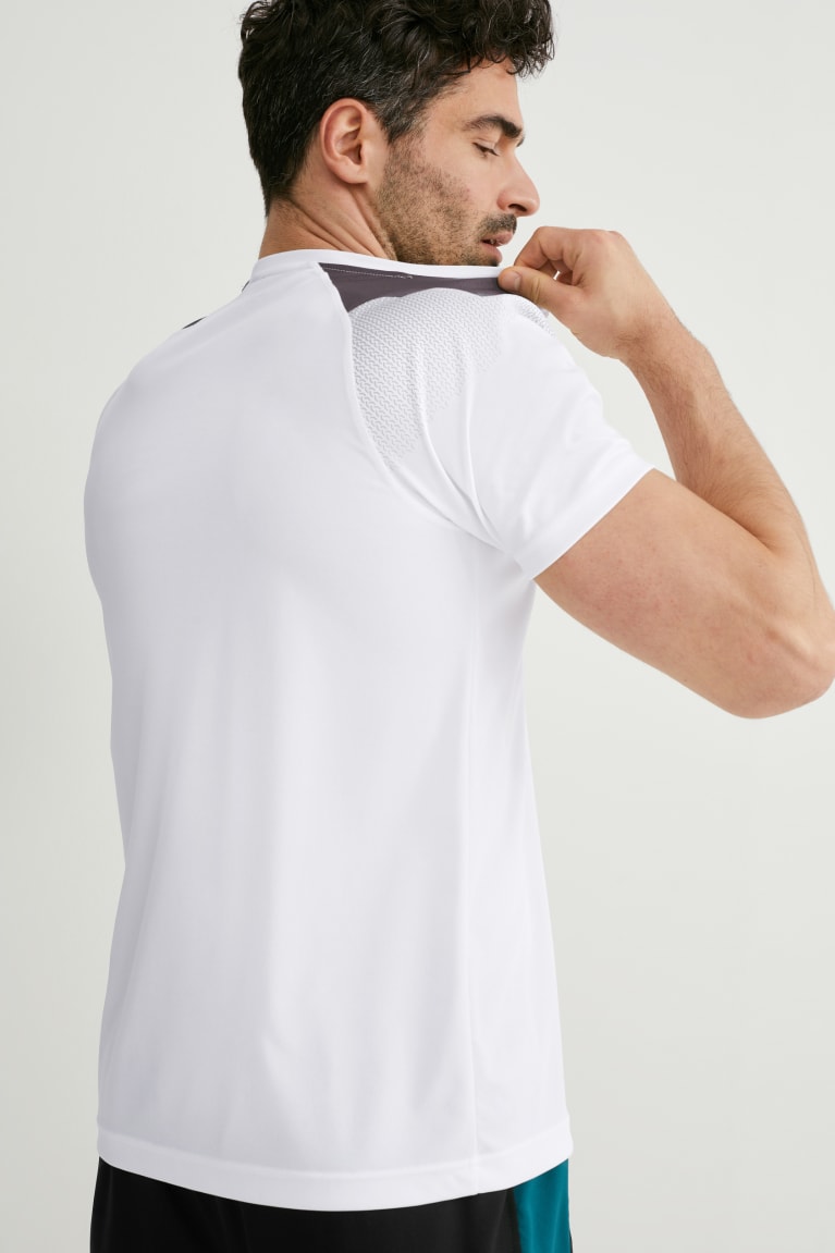 Camiseta C&A Active Masculino Branco | 87412POLH