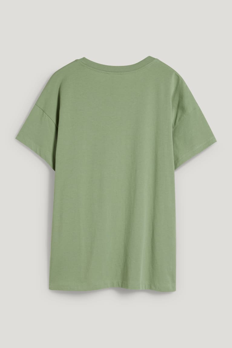 Camiseta C&A Clockhouse Feminino Verdes | 21983VKLX