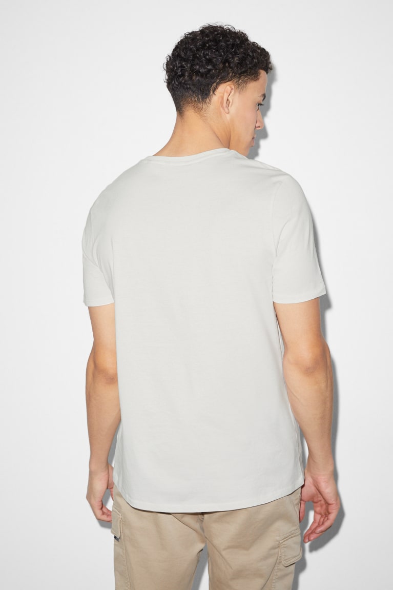 Camiseta C&A Masculino Branco | 03594KCLW