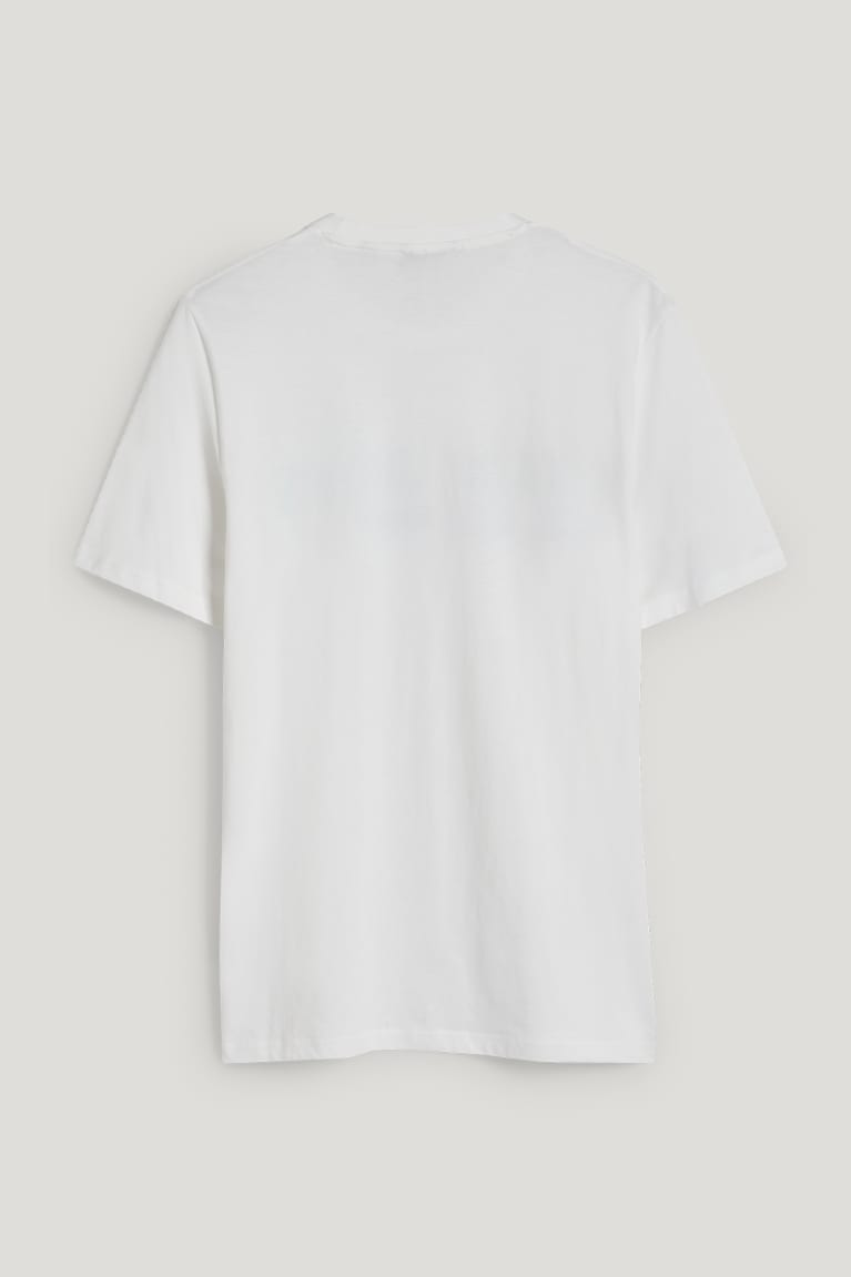 Camiseta C&A Masculino Branco | 04286KSWD