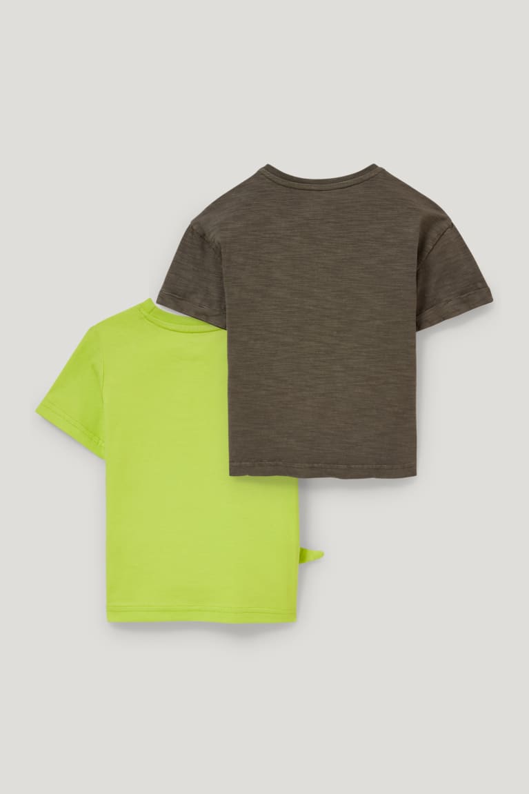 Camiseta C&A Multipack Of 2 Sleeve Menino Luz Verdes | 93426VNIC