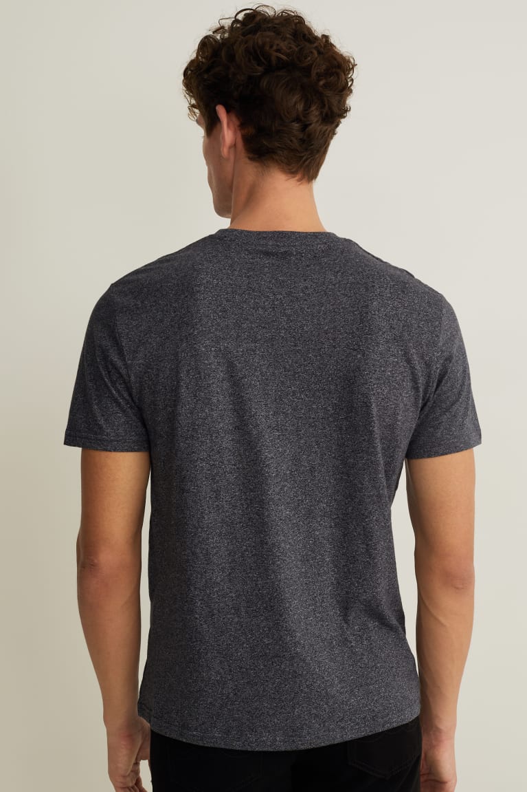 Camiseta C&A With Organic Algodão Masculino Cinzentas | 31405AYTO